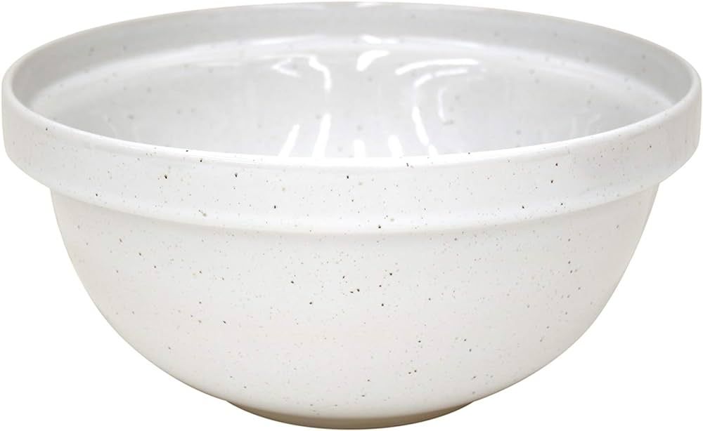 Casafina Large Ceramic Mixing Bowl - 6.6Qt | Fattoria Collection - White | Stoneware Mixing Bowl ... | Amazon (US)