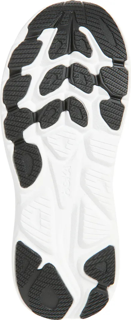 HOKA Clifton 10 Running Shoe in Black /White at Nordstrom, Size 12 | Nordstrom