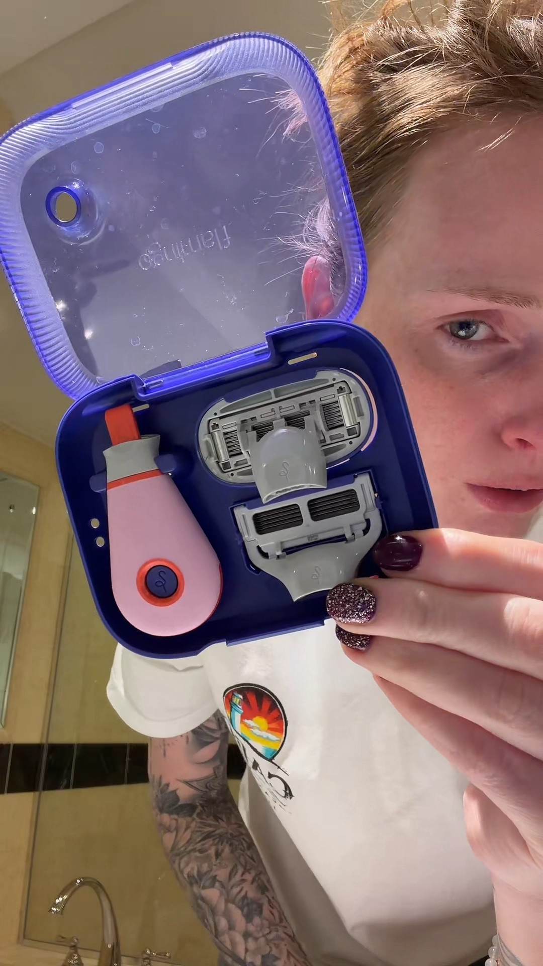 The flamingo travel razor has saved me more times than I can count! #Razor #WomensRazor ￼

#LTKSaleAlert #LTKmomlife #LTKTravel