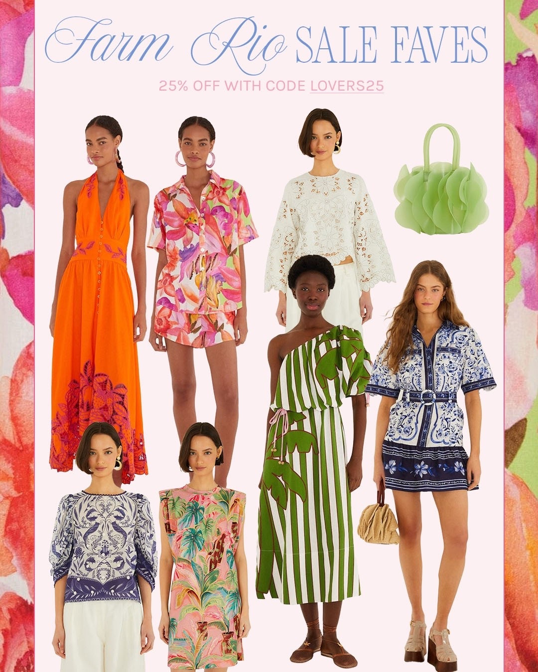 The final few hours of the Farm Rio sale event! Take 25% off some gorgeous pieces for your Spring/Summer wardrobe capsule!

Fit4Janine, Fashion, Spring Fashion, Dresses, Rompers, Blouses, Purses, Accessories

#LTKootd #LTKOver40