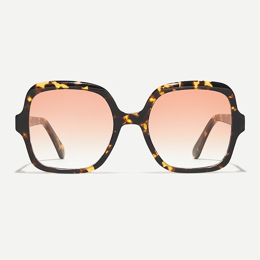 Oversize retro square sunglasses | J.Crew US