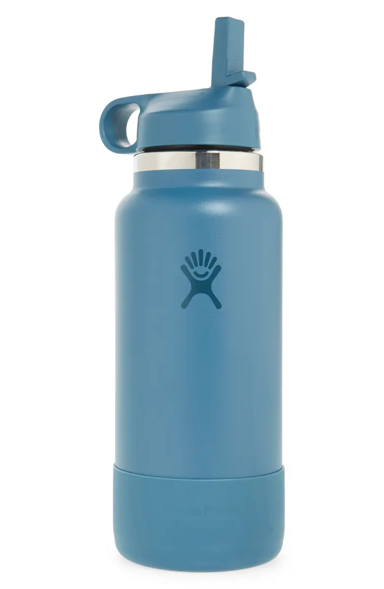 32-Ounce Wide Mouth Bottle with Straw Lid & Boot | Nordstrom