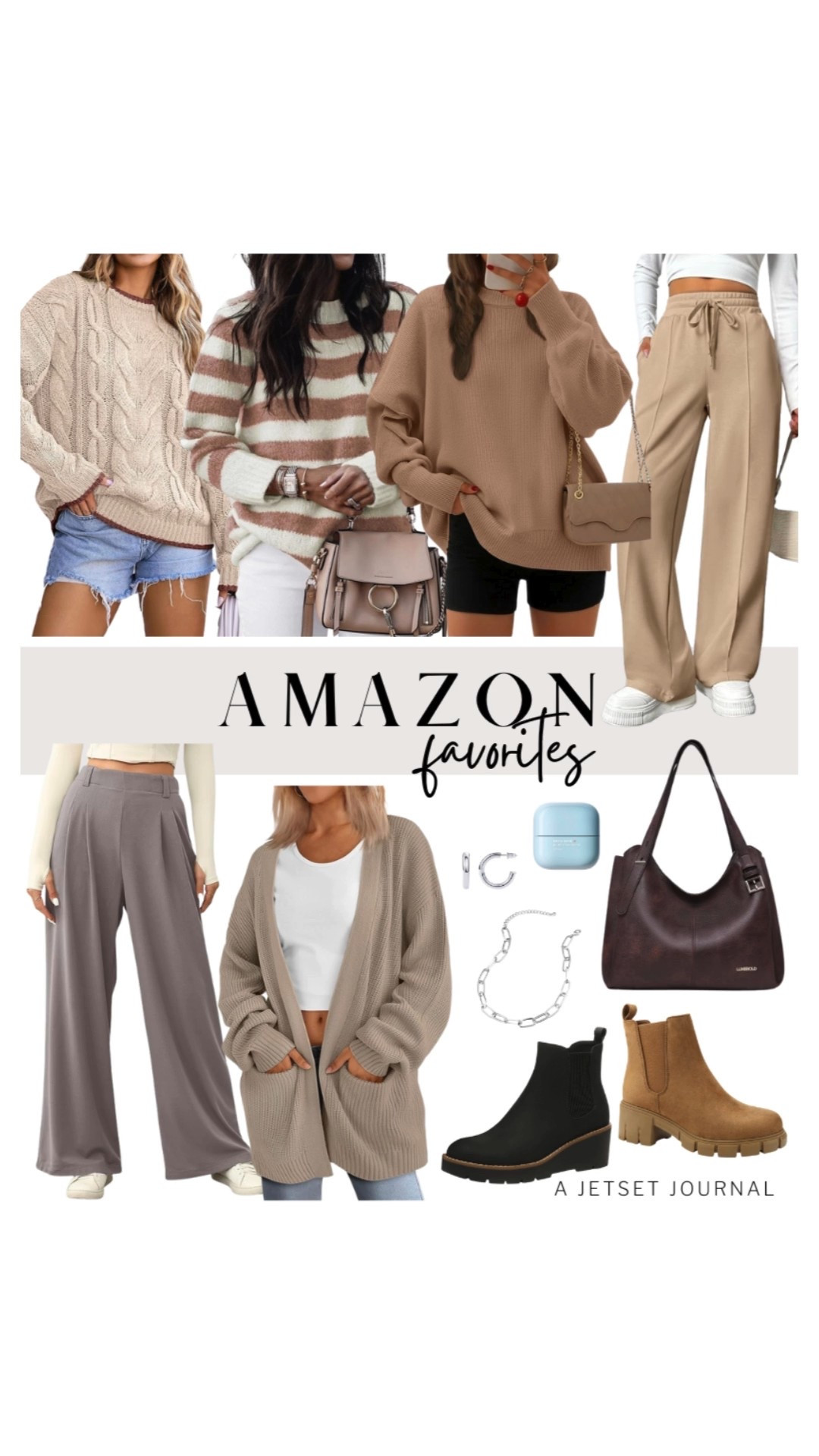 Spoil yourself with some new Amazon favorites that make everyday style easy and fun!
sweater with pockets, wide leg jeans, silver jewelry, trendy jeans, saie lipstick, fall boots, fall sweaters, wardrobe refresh, amazon fashion, top picks, transitional look, affordable style, amazon finds, cute tops, neutral top, fall style, outfit idea

#LTKU #LTKStyleTip #LTKSeasonal