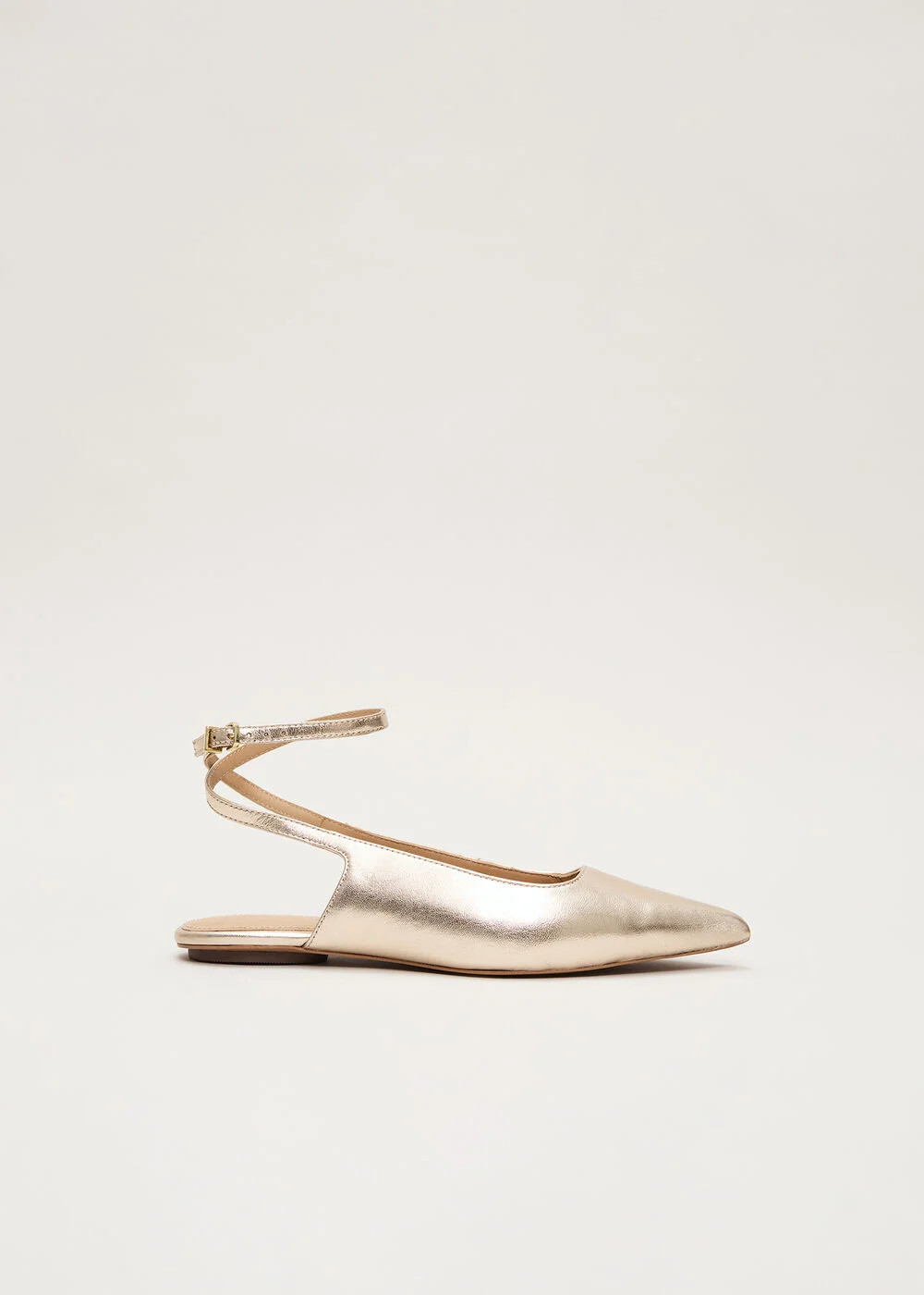 Gold Flat Shoes | Phase Eight UK | | Phase Eight