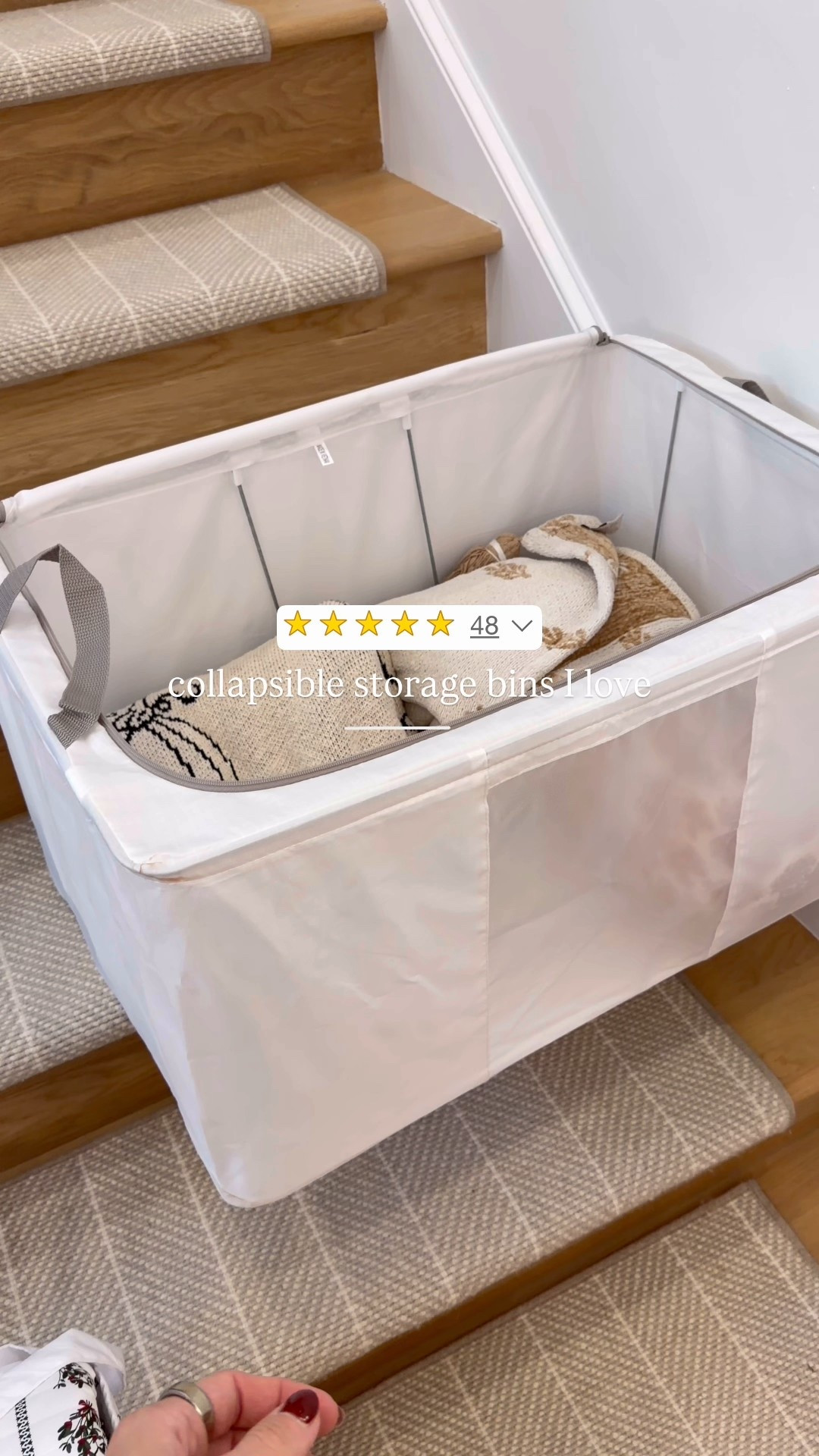 Love these collapsible storage bins for decor / blankets / pillows! 👏🏼

Organization / Target / home / Holley Gabrielle / review 

#LTKFamily #LTKFindsUnder50 #LTKHome