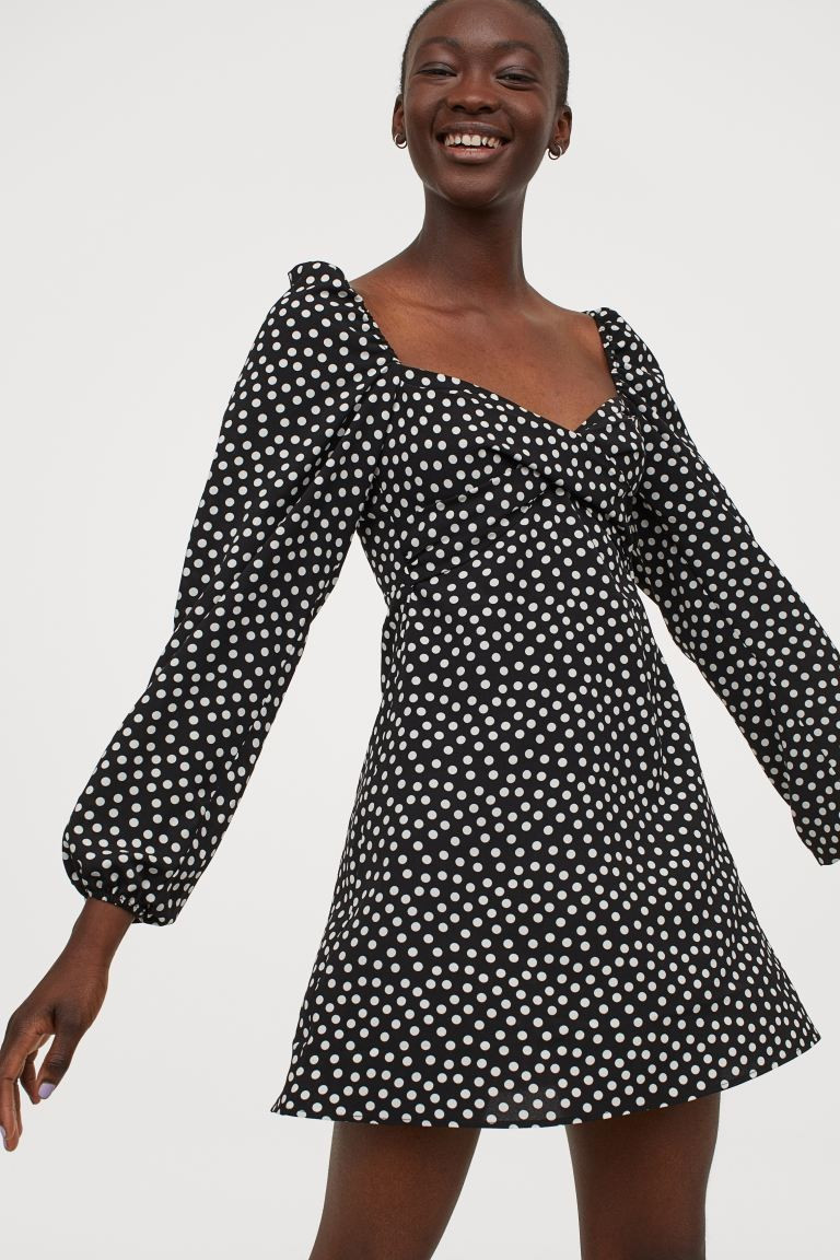 Puff-sleeved Dress | H&M (US + CA)