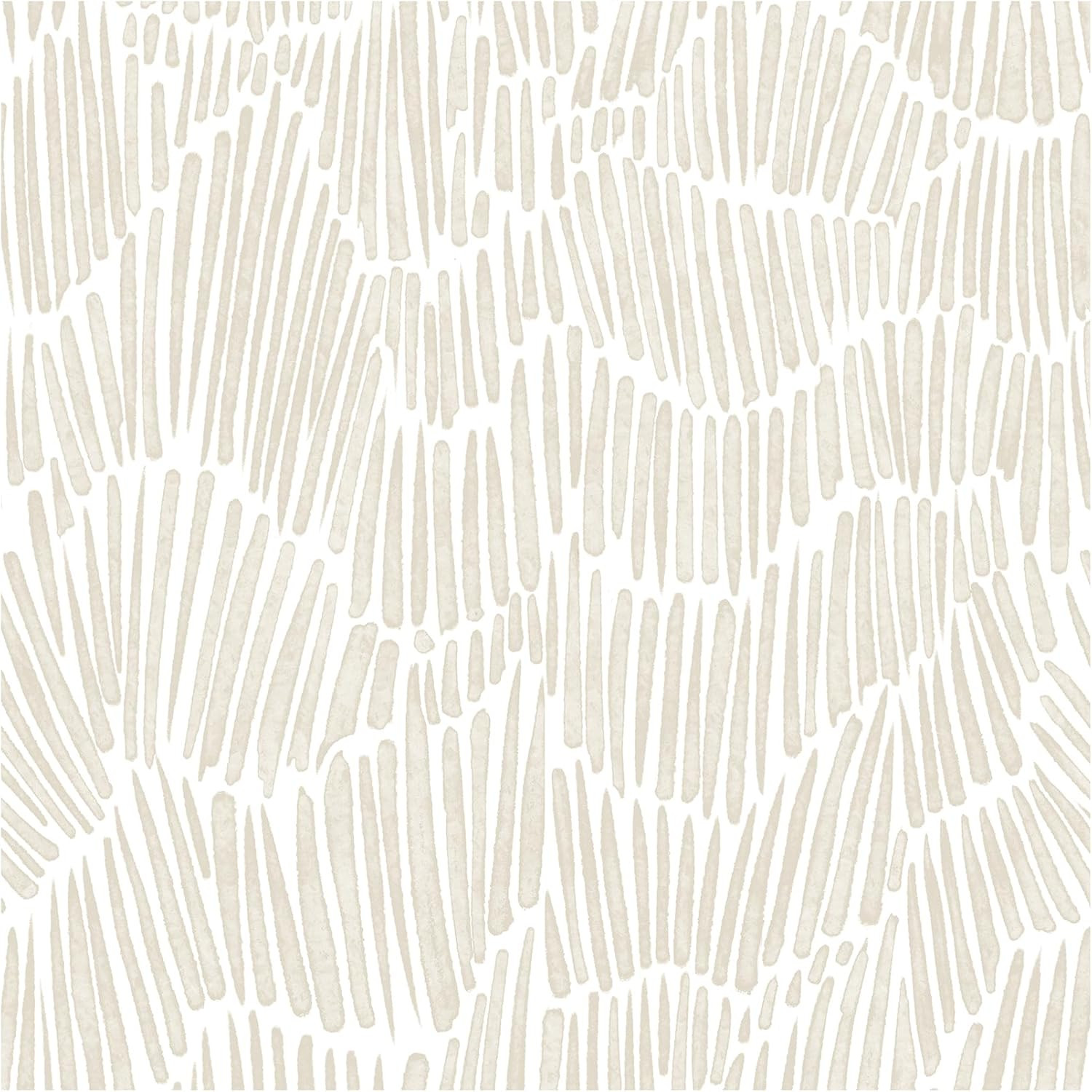 Beige Wallpaper 17.3"×78.8"Modern Striped Wallpaper Peel and Stick Wallpaper Boho Removable Wall... | Amazon (US)