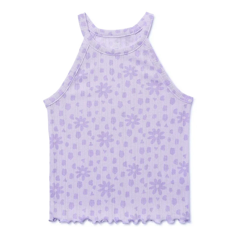 Wonder Nation Girls Halter Tank Top, Sizes 4-16 & Plus | Walmart (US)