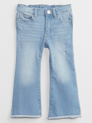 babyGap Distressed '70s Flare Jeans with Washwell | Gap Factory