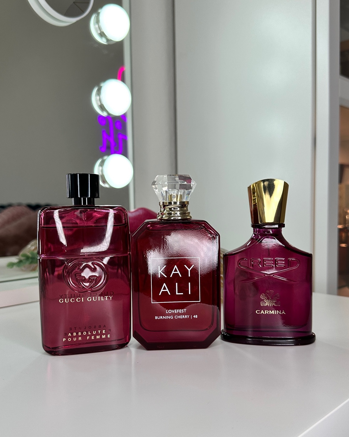 Show off your red bottles

#LTKbeauty