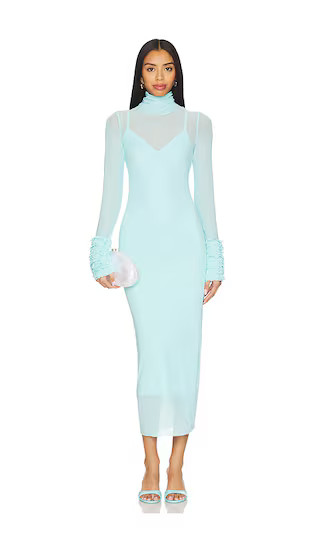 Ariel Dress in Soft Turquoise | Revolve Clothing (Global)