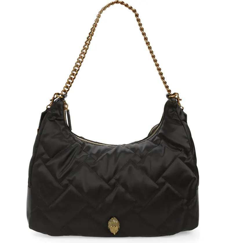 Large Quilted Recycled Nylon Hobo Bag | Nordstrom