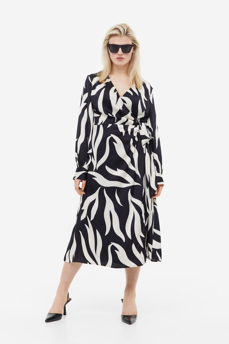 Balloon-sleeved Wrap Dress | H&M (US + CA)