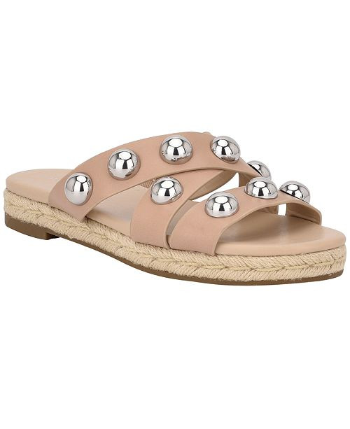 Prisca Ball-Studded Espadrille Sandals | Macys (US)