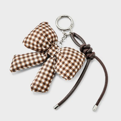 Gingham Bow & Braided Cord Bag Charm - Wild Fable™ Multi | Target