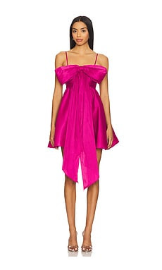 Aje Scarlett Mini Dress in Magenta from Revolve.com | Revolve Clothing (Global)