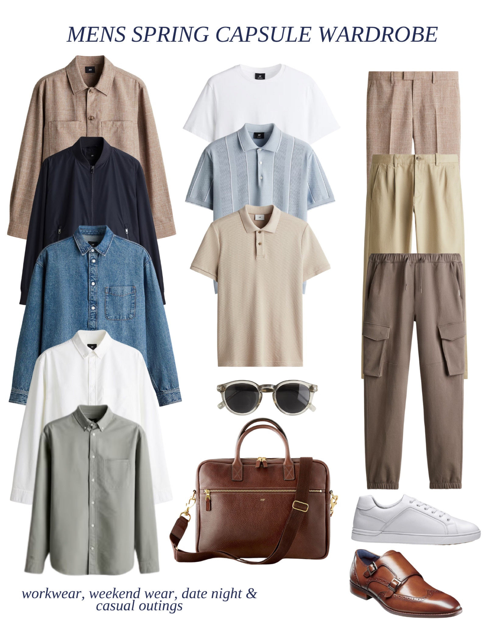 Men's Spring Wardrobe under $500! Say hello to the Men’s spring capsule wardrobe. 

Everything from H&M for a budget-friendly approach to Spring Style 

Ps. If you want to add one more piece, I’d suggest a pair of navy chino pants or denim jeans. Hopefully, this is something you/he already own!

#liketkit #LTKfit #LTKhome #LTKfamily #LTKunder50 #LTKmens #LTKtravel #LTKstyletip  

#LTKSeasonal #LTKFindsUnder100 #LTKSaleAlert #LTKSeasonal #LTKFindsUnder100 #LTKSaleAlert