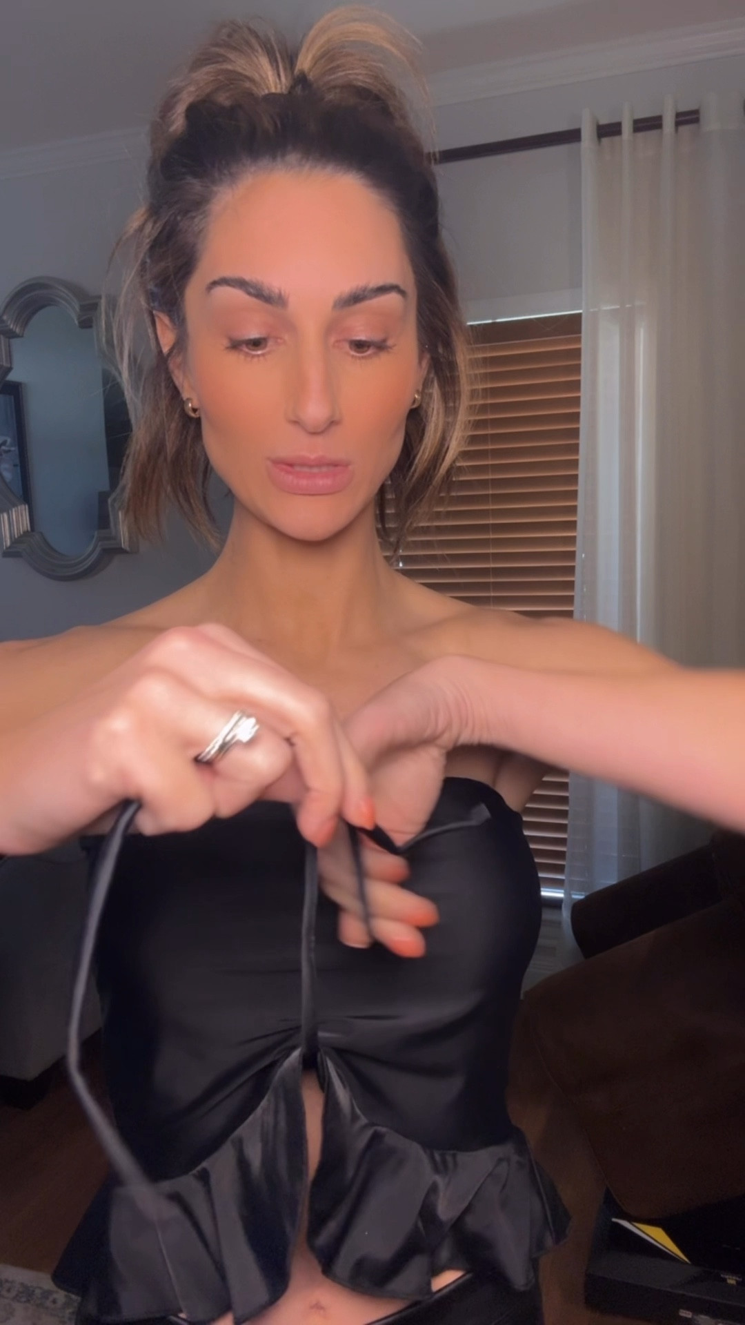 Wearing a size small! Multi wear top! 

#LTKFindsUnder50 #LTKSwim #LTKSeasonal