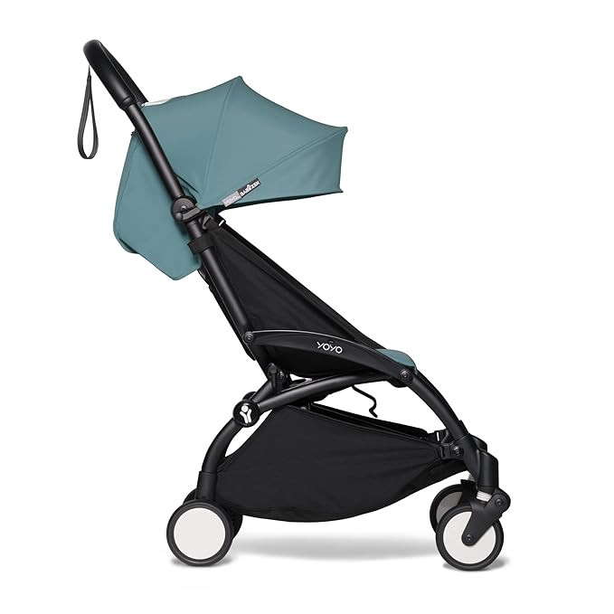 Babyzen YOYO2 Stroller - Black Frame with Aqua Seat & Canopy | Amazon (US)