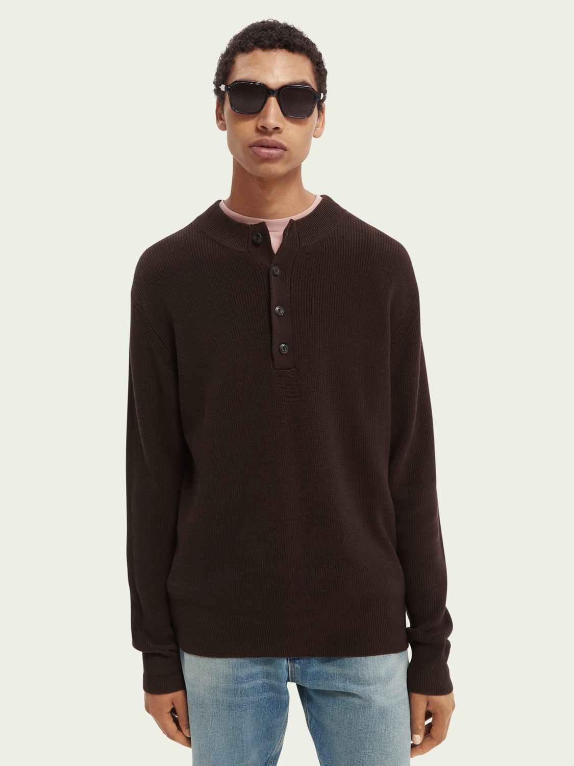 Mock neck organic cotton sweater
    
        | Men | Scotch & Soda (US)