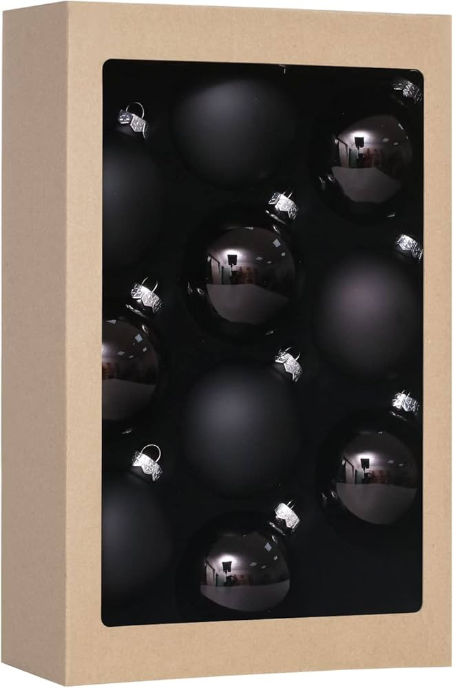 10PCS 2.64"(67mm) Christmas Ball Ornaments for Christmas Decorations, Glass Ball Present for Xmas... | Amazon (US)