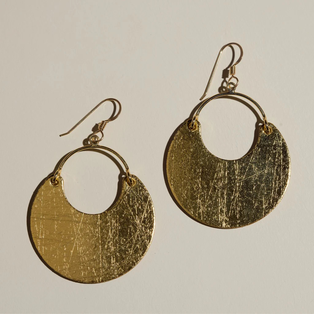 Vintage Gold Ninas | Nickel and Suede