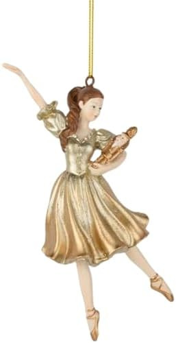 The Bridge Collection Clara Nutcracker Ornament – Elegant Ballerina Christmas Decoration – Re... | Amazon (US)