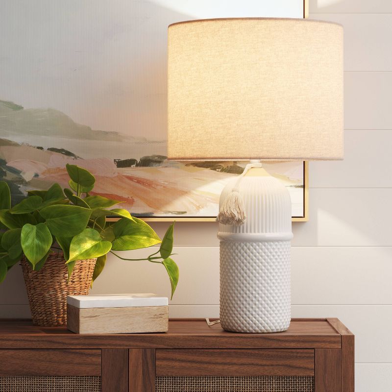 Large Assembled Ceramic Table Lamp White - Threshold™ | Target