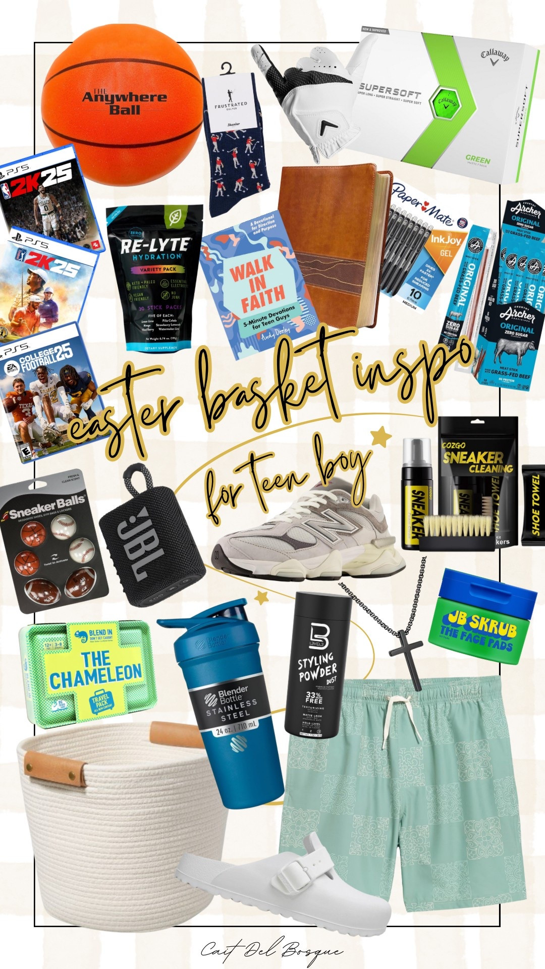 Teen Boy Easter Basket Inspo! ✨

Teen boy, Teen boy Easter basket, boy Easter basket, gift ideas, boy gift ideas, kid gifts ideas, Gift idea, boy gift, teen Easter basket, kids finds, boy gift basket, Easter gifts, boy gifts, Amazon finds, amazon Easter, Easter2025, teen Easter, teen boy swim, swim trunks, outdoor, outdoor toys, teen skincare, boy skincare, boys hair care, old navy, old navy swimsuit, Target finds, target Easter, Easter basket stuffers, Birkenstock, Birkenstock clogs, new balance, leather Bible, golf accessories, golf

#LTKSeasonal #LTKKids #LTKGiftGuide