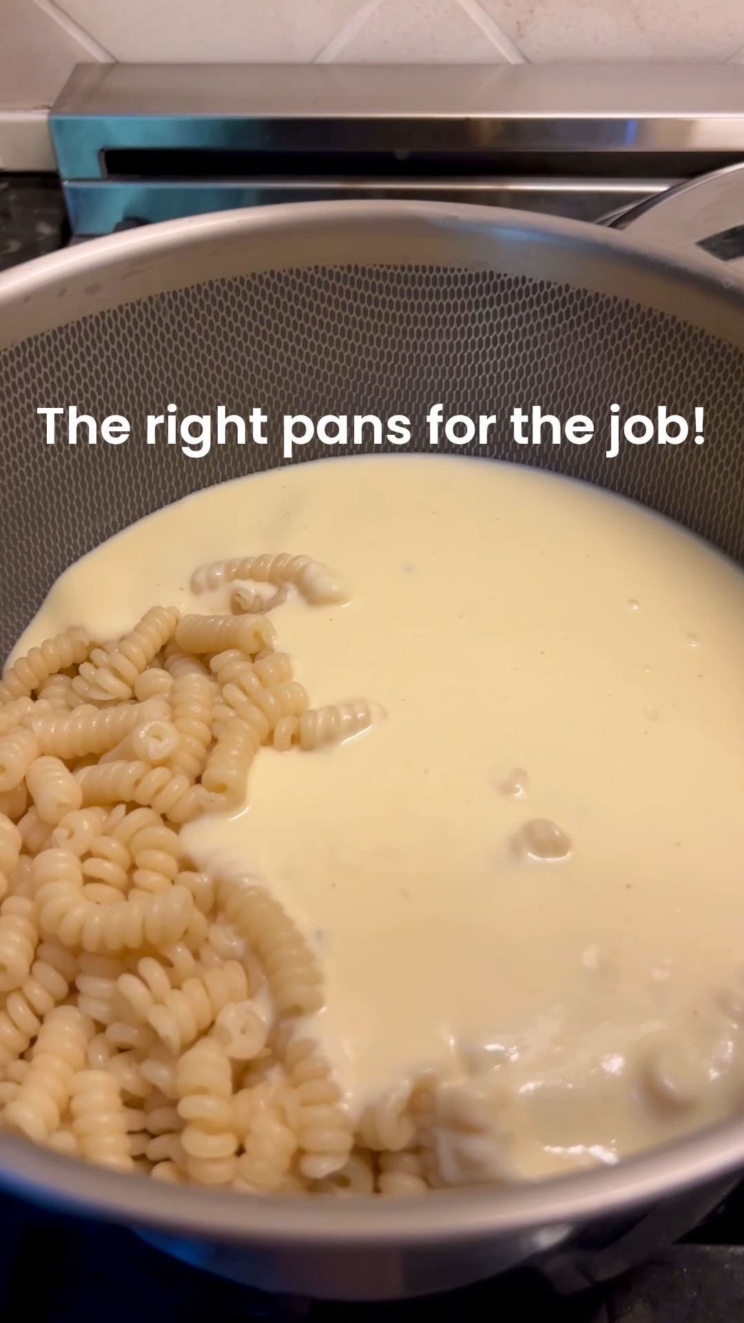 The secret to the creamiest macaroni and cheese isn’t just the cheese, it’s the pan you make the sauce in. I learned that the hard way after years of grainy, broken cheese sauce.

My Our Place Titanium Pro pots and pans changed that for me. The heat stays so even that the cheese melts down smooth and silky instead of scorching on the bottom, and nothing sticks or clumps while you whisk. That’s the whole game with a good cheese sauce. Low, even heat and a pan that lets you stir without fighting hot spots.

I reach for these for everything now, but a stovetop cheese sauce is where they really show off. Bonus, they’re free of the chemicals that worry me in older nonstick, so I feel good using them for my family every day.

Why I love them for mac and cheese:
🧀 Even heat means smooth, silky cheese sauce, no scorching
🧀 Nothing sticks while you whisk
🧀 No harsh nonstick chemicals
🧀 Goes from stovetop to table and cleans up easy
Shop the pots and pans I used in this video below! 

 #LTKHome #LTKfindsunder50 #LTKfoodie #macaroniandcheese #ourplace #titaniumpro #scratchcooking #nontoxiccookware #homecooking #kitchenessentials #comfortfood #cookingtools #LTKfoodie #LTKHome #LTKmomlife