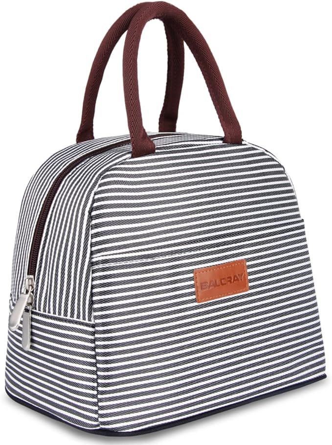 BALORAY Lunch Bag Tote Bag Lunch Bag for Women Lunch Box Insulated Lunch Container | Amazon (US)