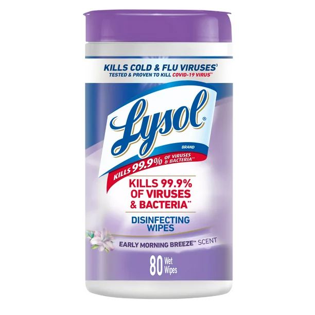 Lysol Disinfecting Wipes - Early Morning Breeze 6/80 ct. | Walmart (US)
