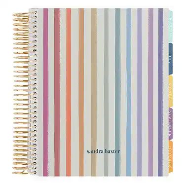 Watercolor Stripes Monthly Planner | Erin Condren | Erin Condren
