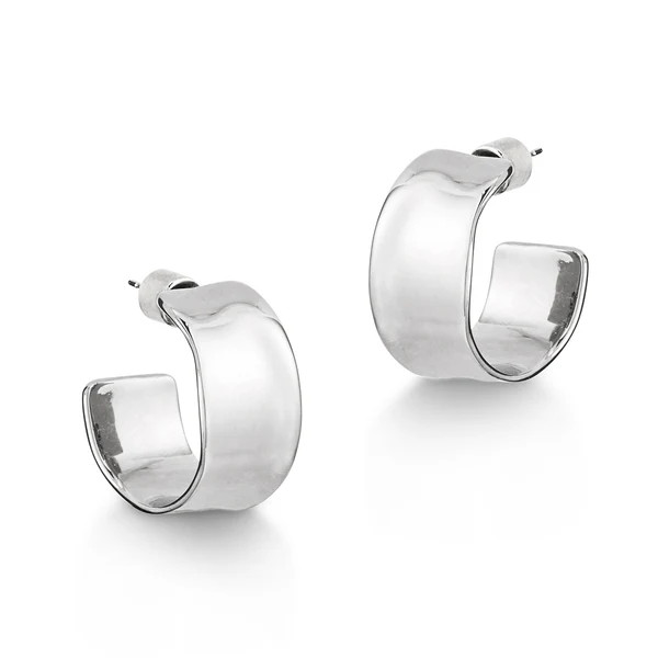 Ora Hoops earrings in Silver | JENNY BIRD | Jenny Bird US