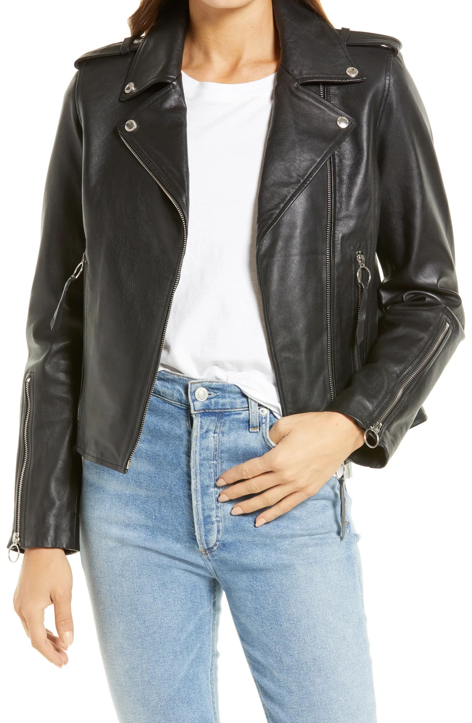 Leather Moto Jacket | Nordstrom