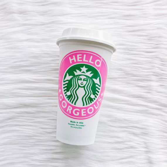 Hello Gorgeous Starbucks Cup, Best Friend Gift, Mother's Day, Gift for Mom, Gift for Her, Easter,... | Etsy (US)