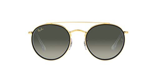 Ray-Ban Womens Rb3647n Double Bridge Sunglasses, Legend Gold/Grey Gradient, 51 Mm US | Amazon (US)