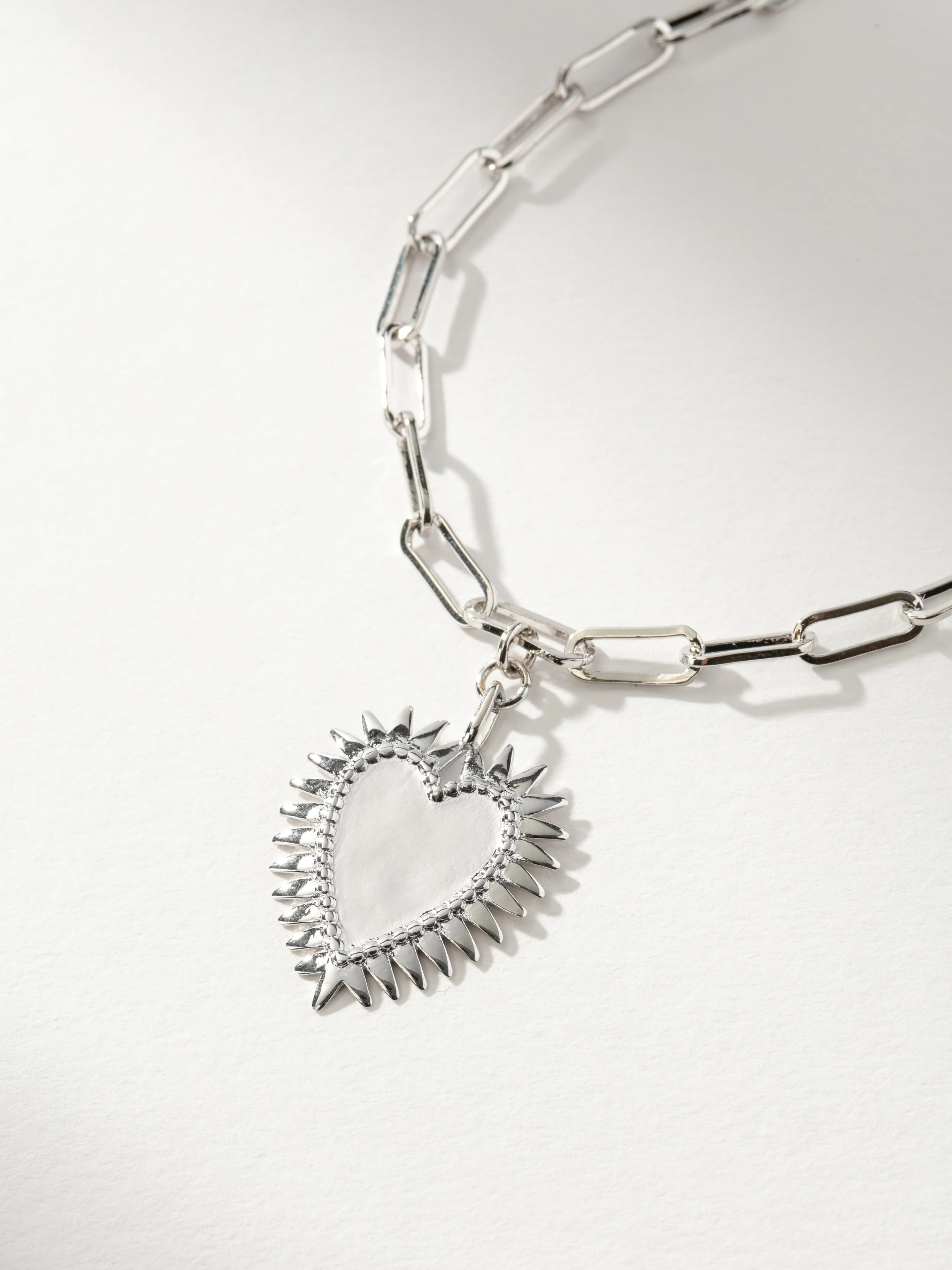 Gold Hopeless Romantic Chain + Pendant Heart Necklace | Uncommon James | Uncommon James