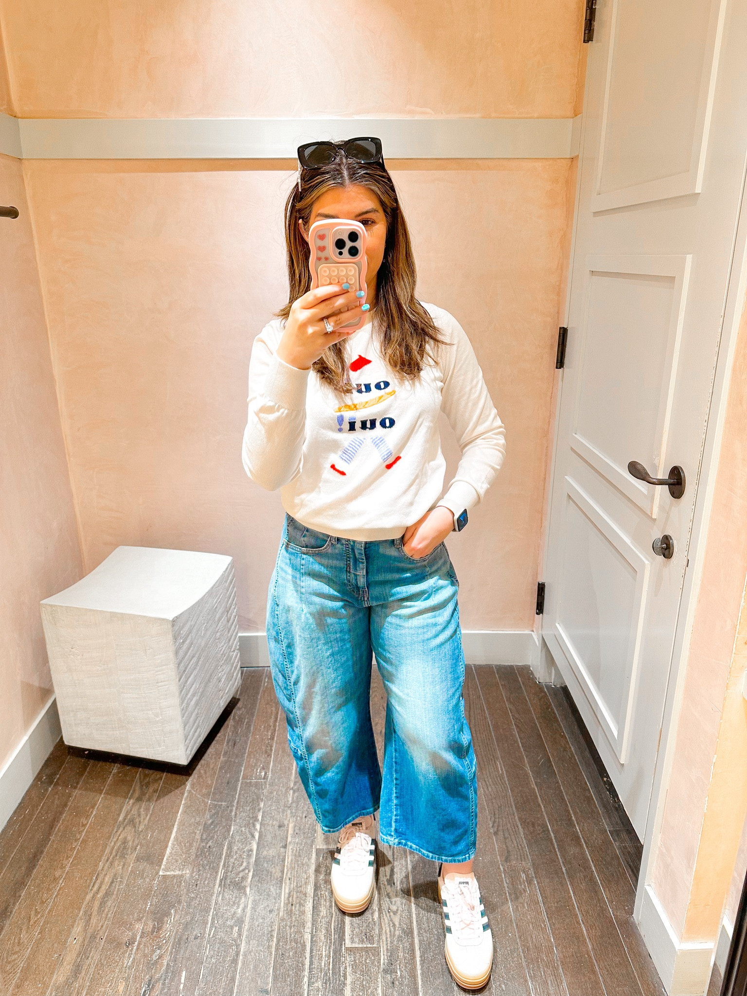 Sunday casual outfit 

Sweater from the loft

Pilcro Jeans

Adidas gazelle bold sneakers 

#LTKstyletip #LTKtravel #LTKshoecrush