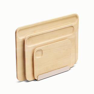Caraway Home Cutting Board Set Beige Set of 4 | The Container Store