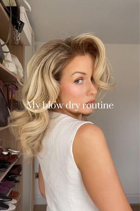 Blow dry routine 