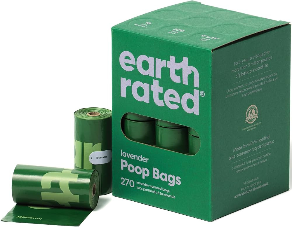 Earth Rated Dog Poop Bags - Leak-Proof and Extra-Thick Pet Waste Bags for Big and Small Dogs - Re... | Amazon (US)