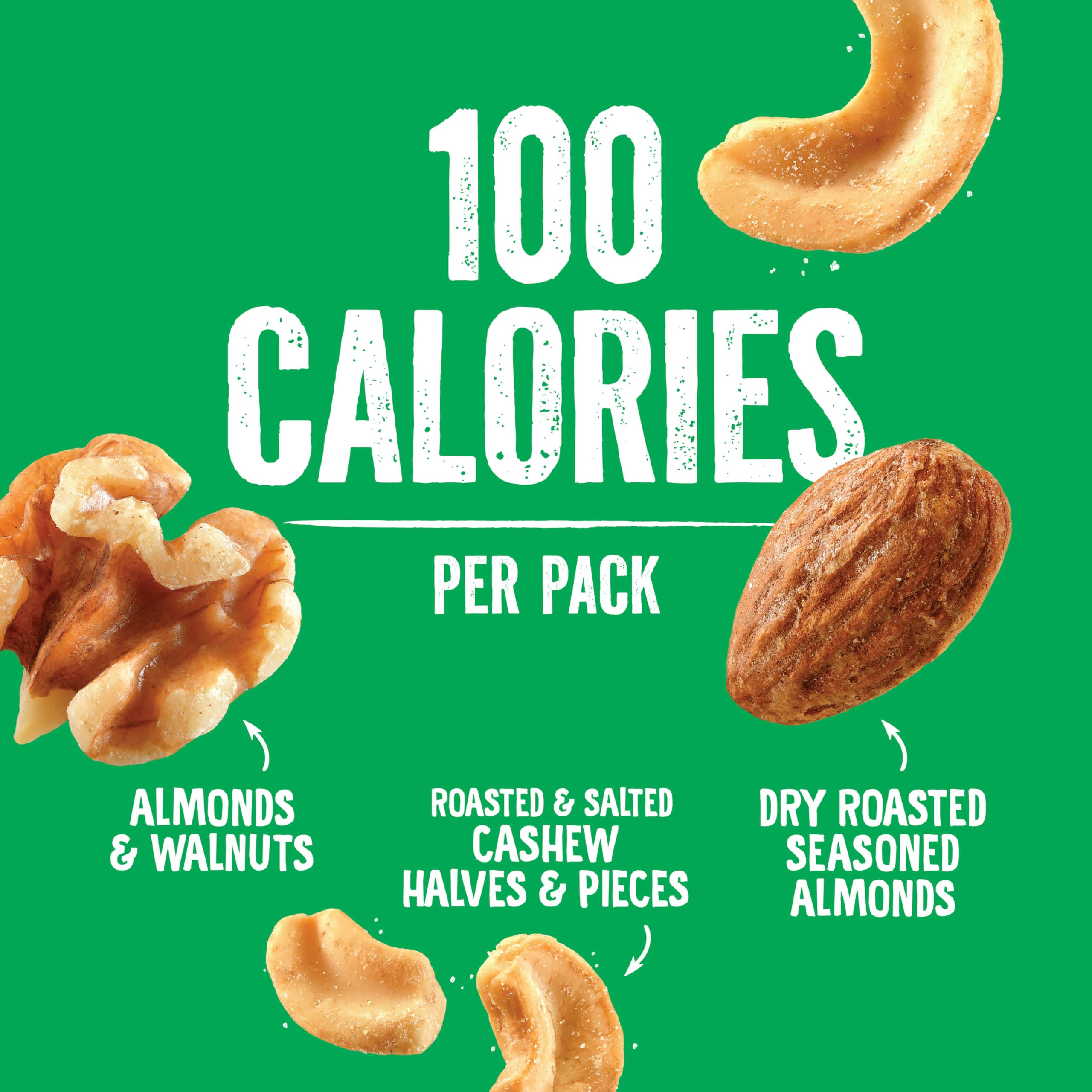 Emerald Nuts Mixed Nuts Variety Pack 18ct (1-Pack) , 100-Calorie Individual Packs , Features Dry ... | Amazon (US)