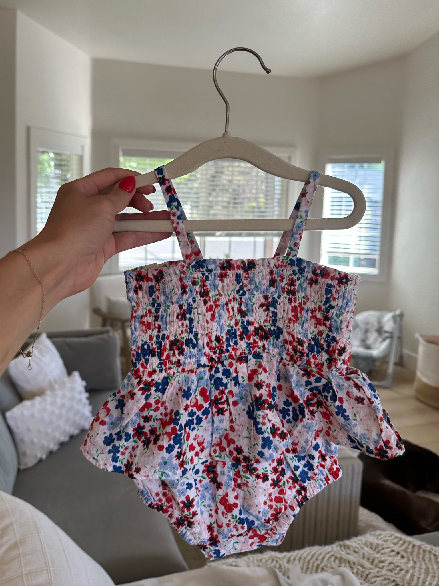 Fourth of July Baby Girl Idea Under $10 🇺🇸🍉☀️🍿