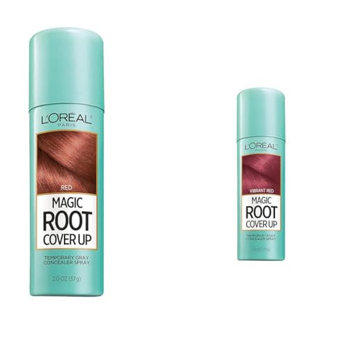 L'Oreal Paris Magic Root Cover Up Gray Concealer Spray for Hair - Red, 2 oz Bundle | Amazon (US)