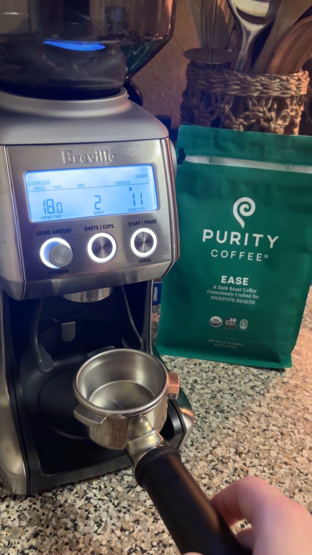 Grinding Purity Coffee in my new favorite coffee grinder this morning ☕️

#LTKdayinmylife #LTKmorningroutine #LTKHome