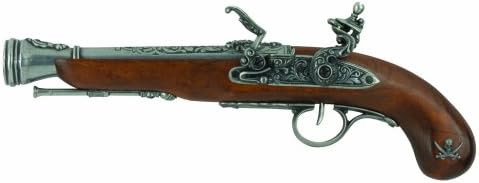 Denix Left Handed Pirate Flintlock Blunderbuss Pistol, Antique Gray | Amazon (US)