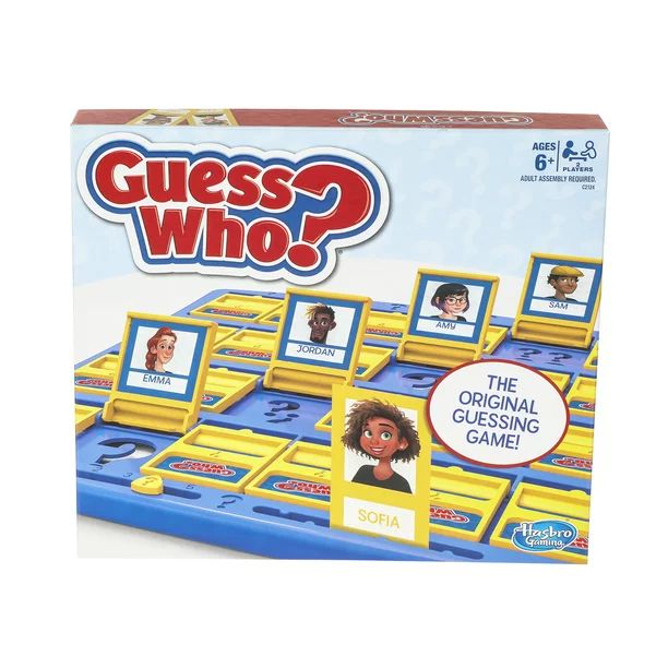 Guess Who? Board Game, Original Guessing Game for Kids, for 2 Players - Walmart.com | Walmart (US)