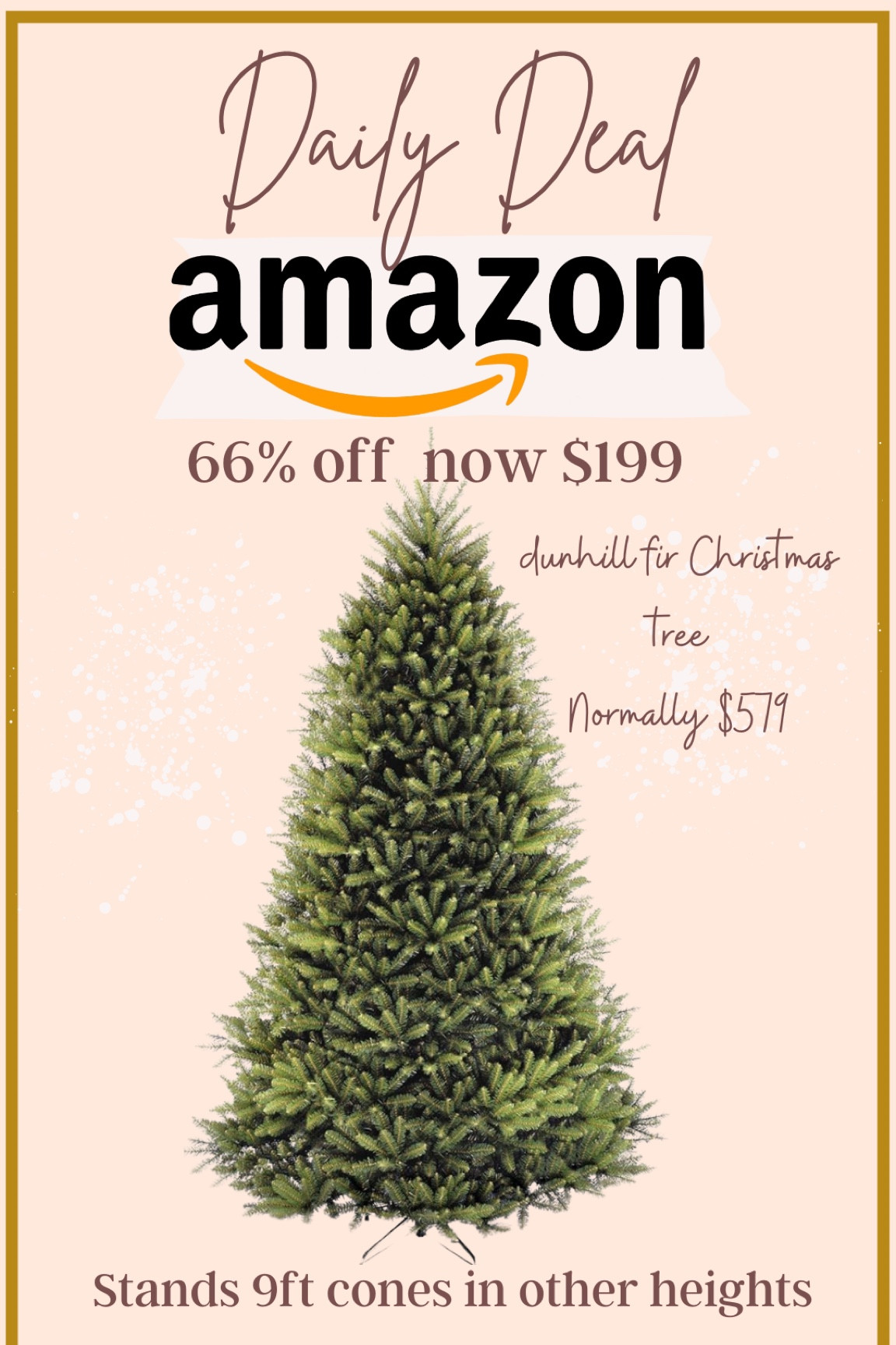 Prime big deal days

66% off 9ft Christmas tree
Now $199 normally $579

National tree company artificial full Christmas tree Sunil fit includes the stand

#LTKxPrimeDay #LTKHoliday #LTKHome
