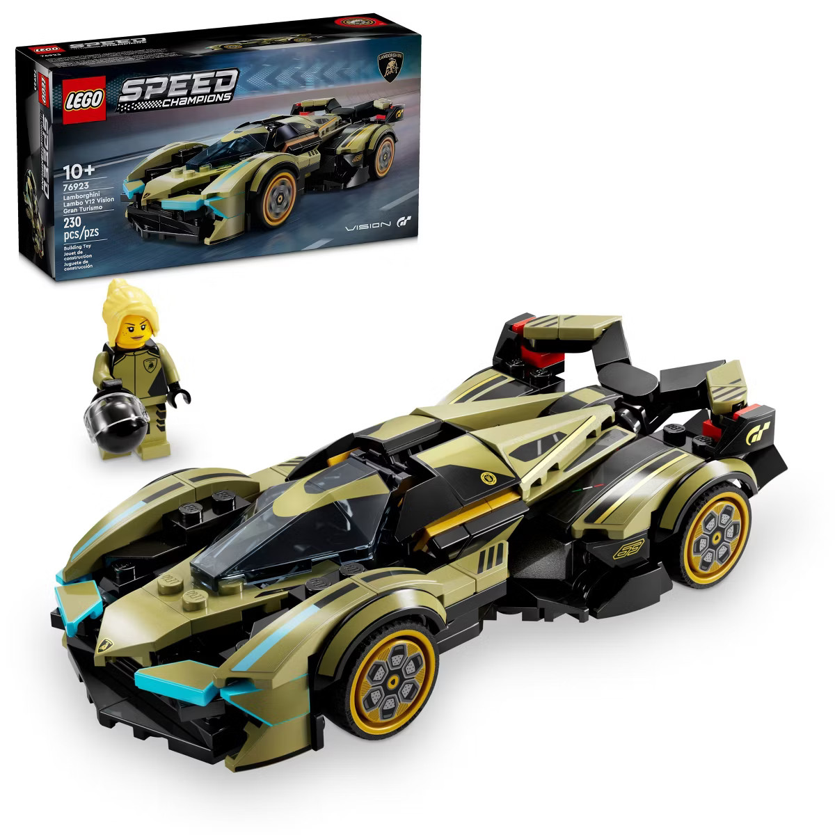 LEGO Speed Champions Lamborghini Lambo V12 Vision GT Super Car Formula 1 76923 | Target